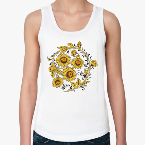 Женская майка с принтом Россия