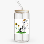 Банка с бамбуковой крышкой