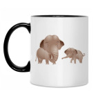 Кружка двухцветная