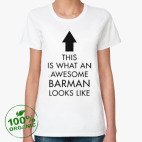 Женская футболка органик