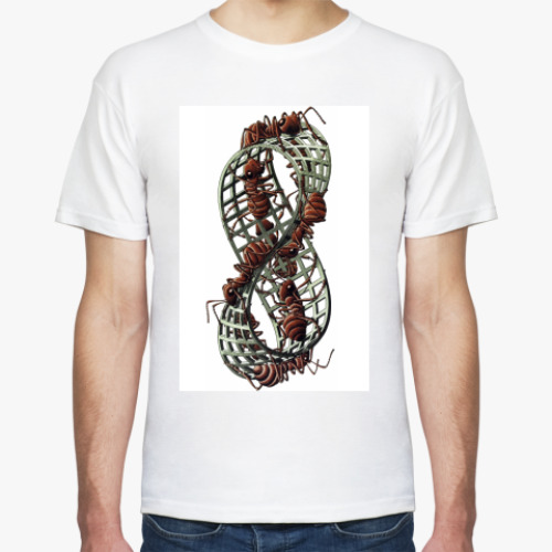 Футболка с принтом Мёбиус
