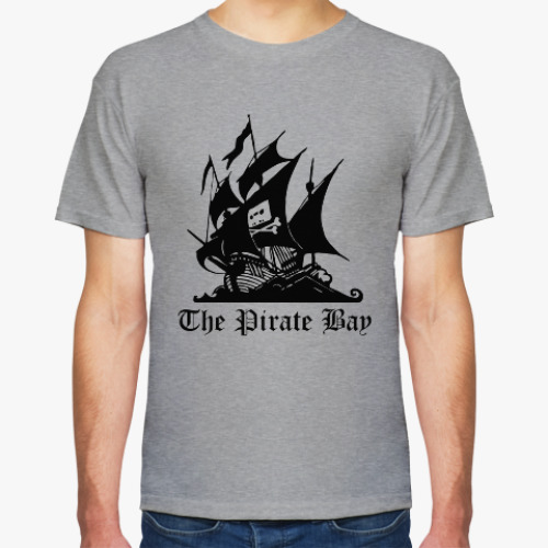 Футболка с принтом The pirate bay