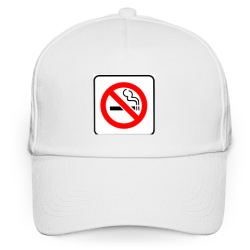 Кепка бейсболка с принтом Не курю!