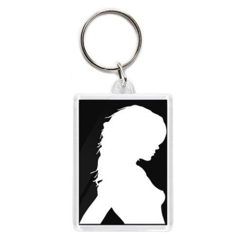 Брелок с принтом   Силуэт