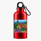 Металлическая бутылка 400 мл UV-DTF