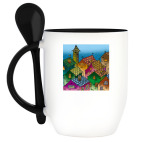 Кружка с ложкой