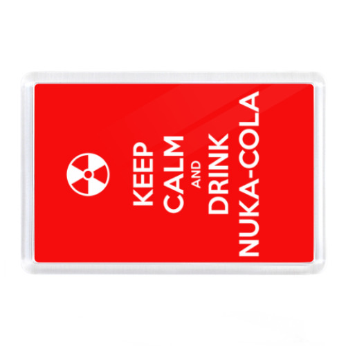 Магнит с принтом Keep calm (Fallout)