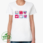 Женская футболка органик