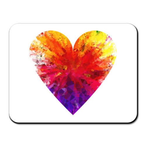 Коврик для мыши с принтом Сердечко