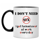 Кружка двухцветная