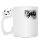 Кружка с футбольным мячиком