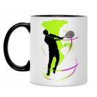 Кружка двухцветная