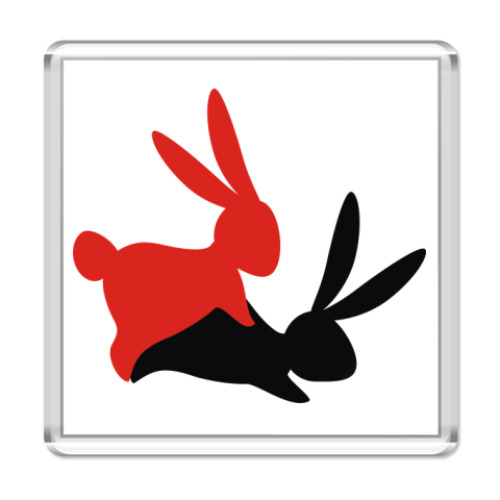 Магнит с принтом Чехарда