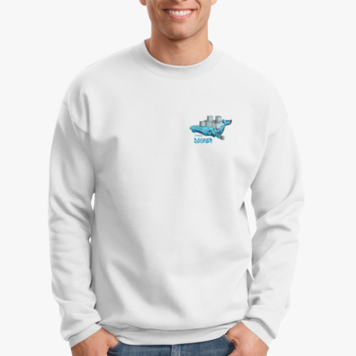 Свитшот с принтом Zombie Docker