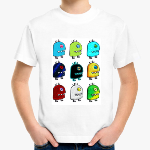 Детская футболка с принтом UFO