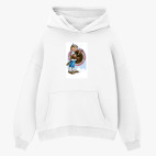 Толстовка худи оверсайз