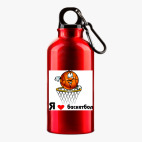 Металлическая бутылка 400 мл UV-DTF