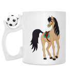 Кружка с футбольным мячиком