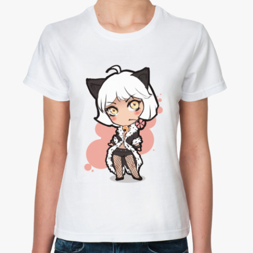 Классическая футболка с принтом chibi Xe