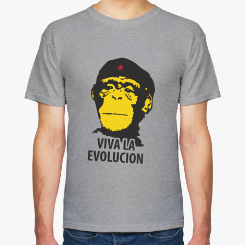 Футболка с принтом Viva la Evolution