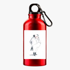 Металлическая бутылка 400 мл UV-DTF