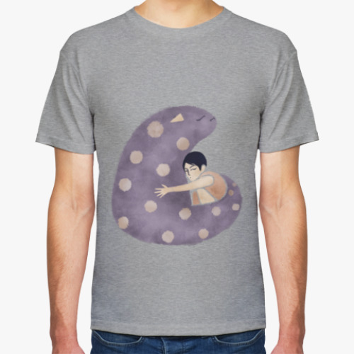 Футболка с принтом Котодружба