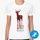 Женская спортивная футболка