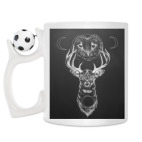 Кружка с футбольным мячиком