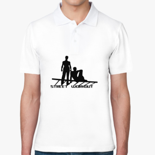 Рубашка поло с принтом Street workout