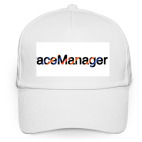 Кепка / бейсболка, белая (печать) race manager