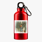 Металлическая бутылка 400 мл UV-DTF