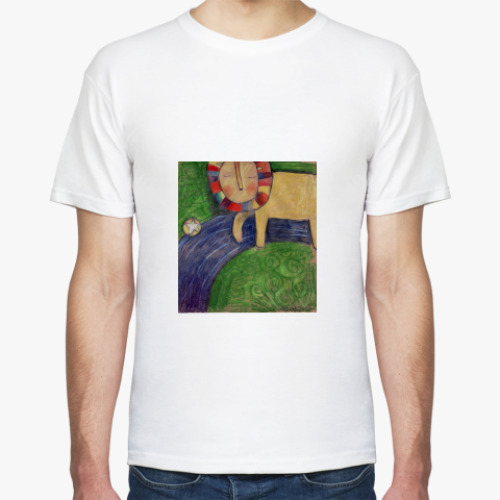 Футболка с принтом Лев