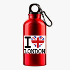 Металлическая бутылка 400 мл UV-DTF