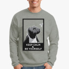 Свитшот смешная обезьяна (Keep Calm)