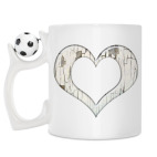 Кружка с футбольным мячиком