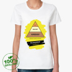 Женская футболка органик