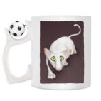 Кружка с футбольным мячиком