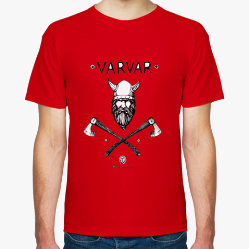 Футболка с принтом варвар
