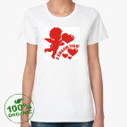 Женская футболка органик