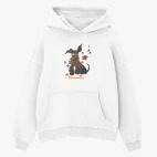 Толстовка худи оверсайз