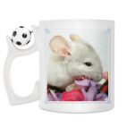 Кружка с футбольным мячиком