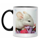 Кружка двухцветная