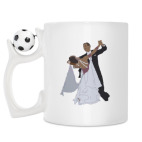 Кружка с футбольным мячиком