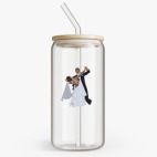 Банка с бамбуковой крышкой