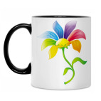 Кружка двухцветная