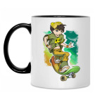 Кружка двухцветная