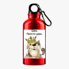 Металлическая бутылка 400 мл UV-DTF