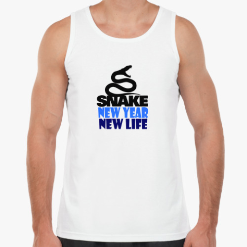 Майка с принтом Snake -New Year New Life