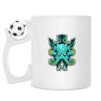 Кружка с футбольным мячиком