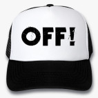 Кепка Trucker, черная OFF!